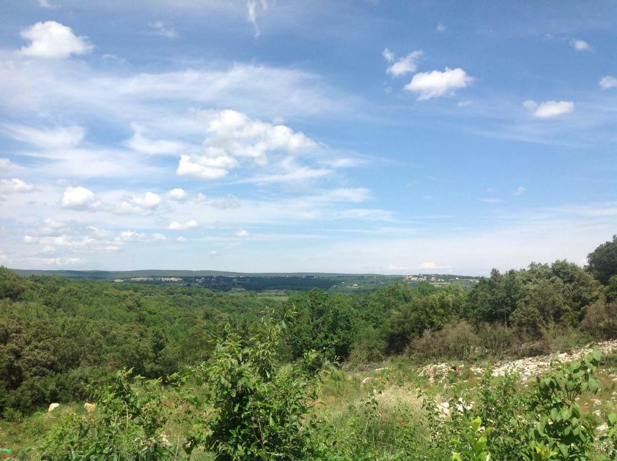 Вилла Au Coin Des Cerisiers Montclus  Экстерьер фото